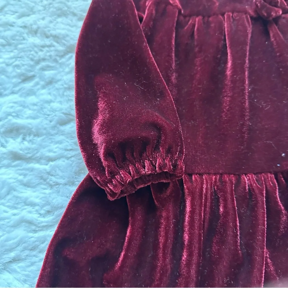 Carters Velvet Baby Dress Size 9m